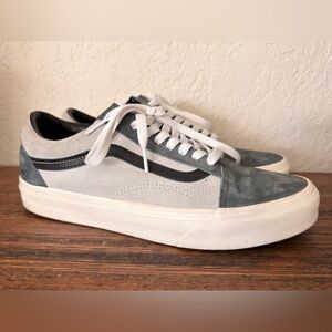 Vans Old Skool Pig VN000CP5G0Z Sneakers Mens Gray Suede Platform Shoes unisex